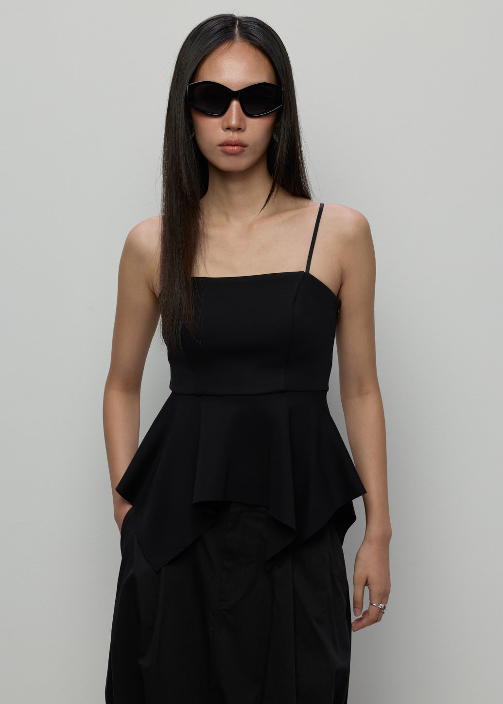 PEPLUM CAMISOLE TOP