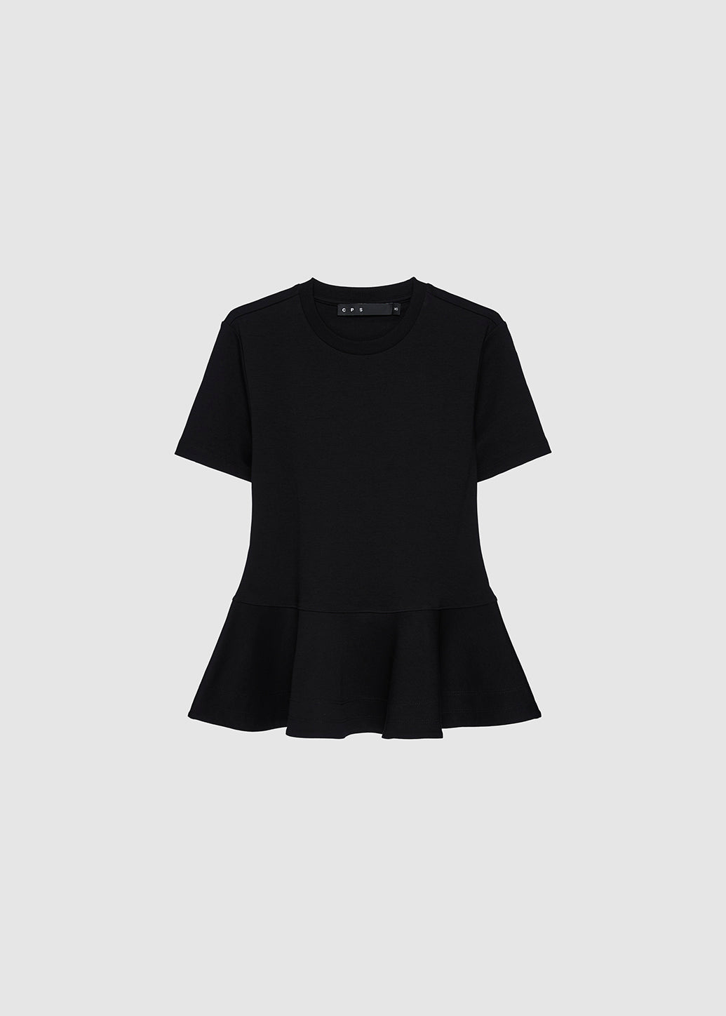 PEPLUM SHORT SLEEVE TEE