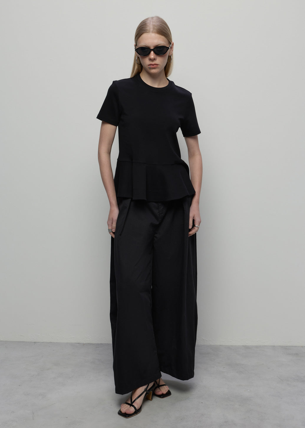 PEPLUM SHORT SLEEVE TEE