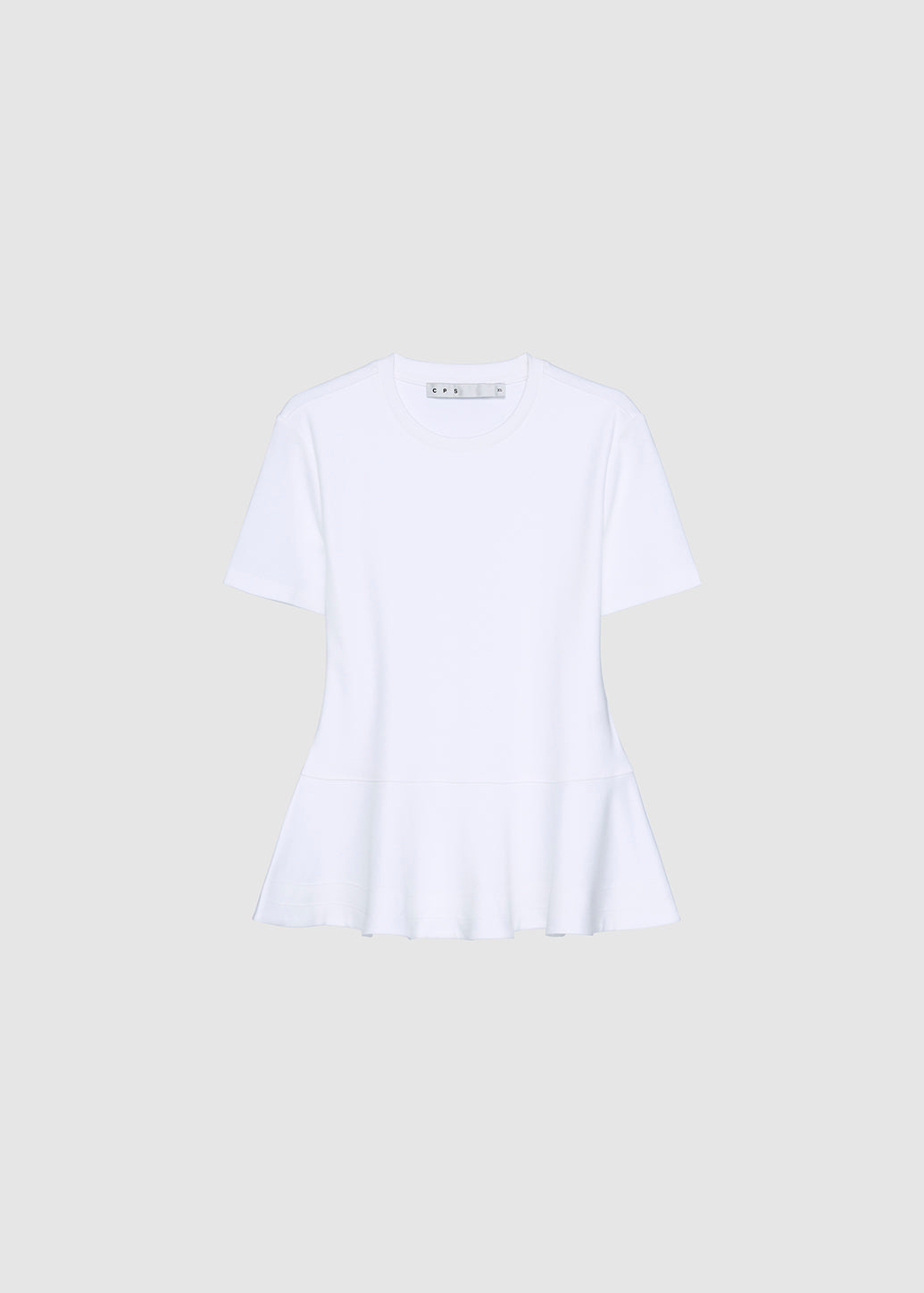 PEPLUM SHORT SLEEVE TEE