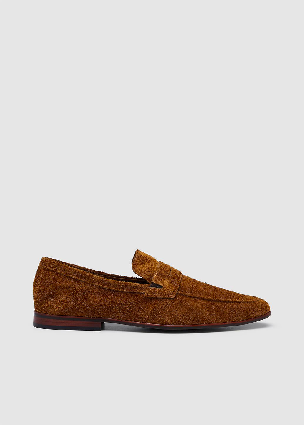SUEDE PENNY LOAFER Brown / 44