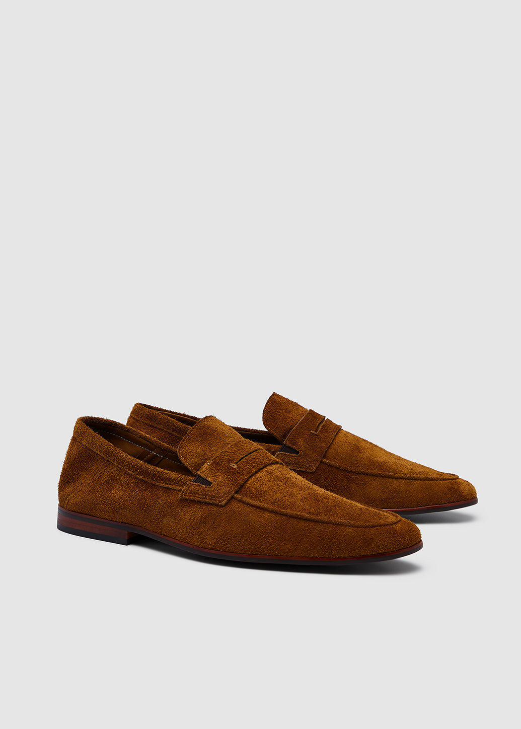 SUEDE PENNY LOAFER Brown / 44