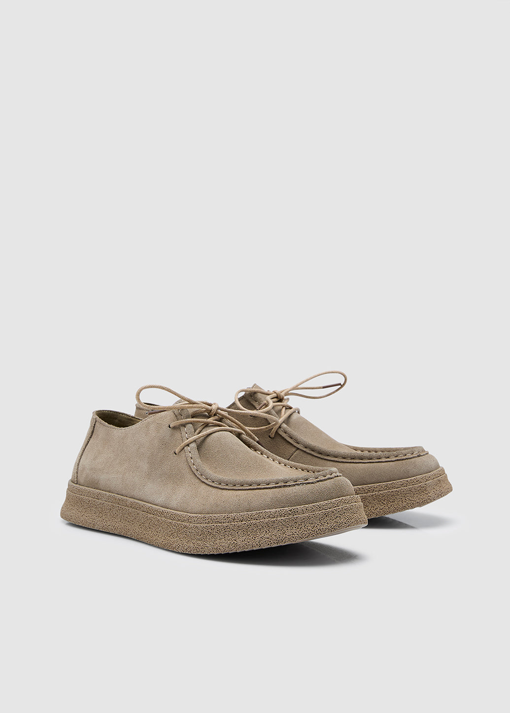 SUEDE MOC-TOE MULE
