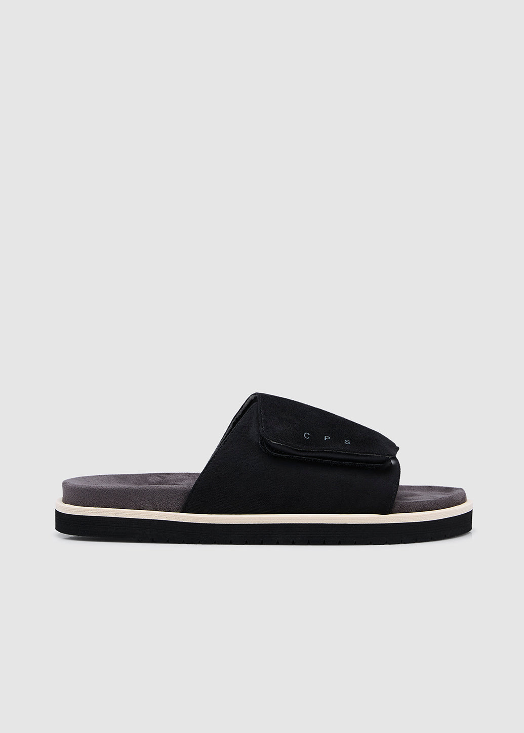 VELCRO CROSS-STRAP SLIDES