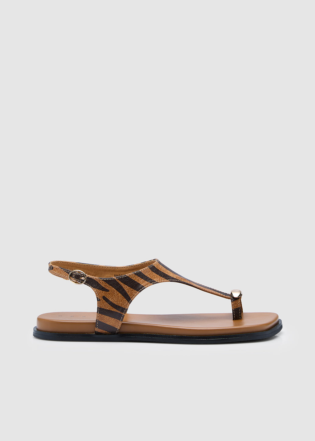 ANIMAL PRINT TOE-POST SANDAL