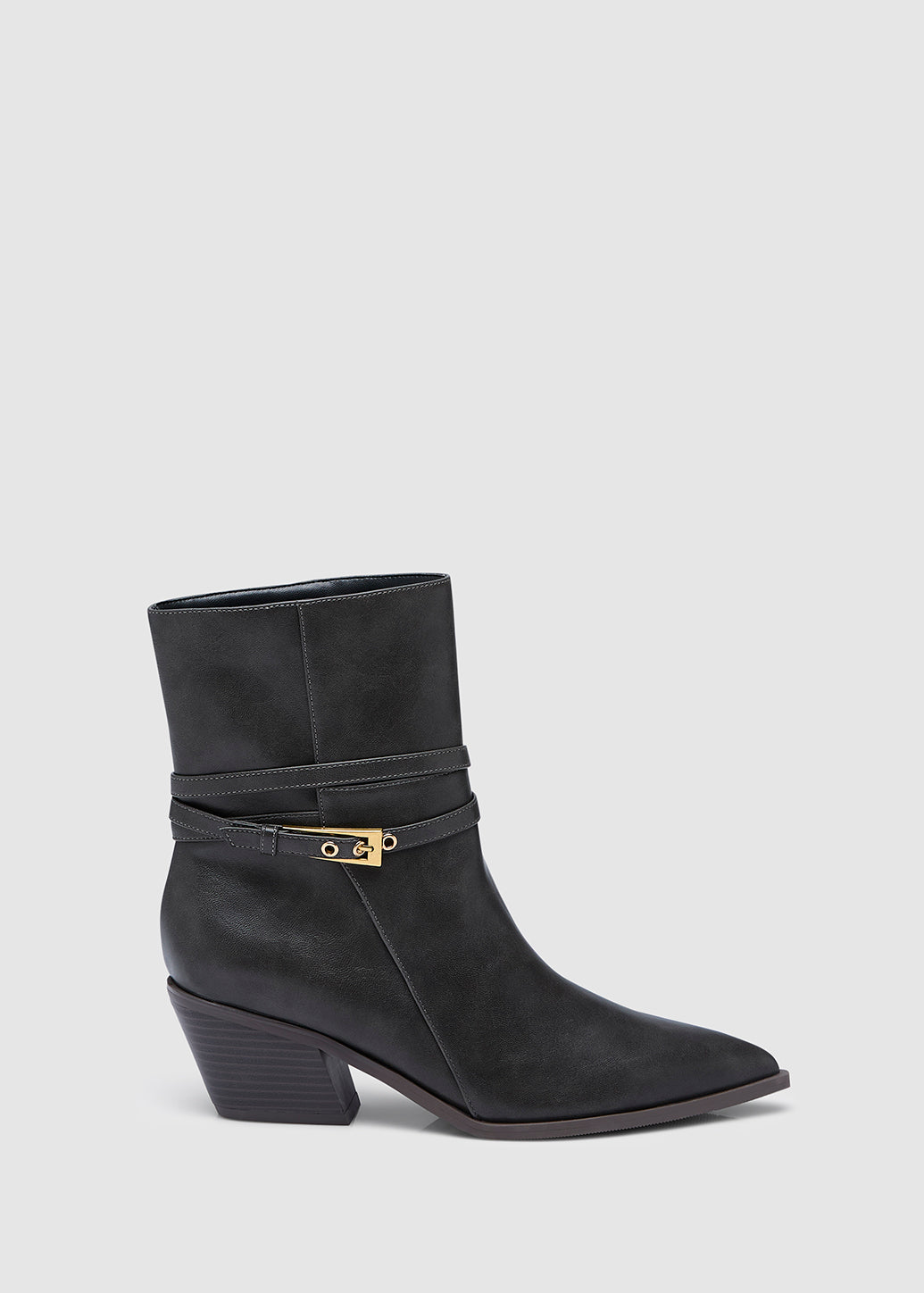 LEATHER ANKLE BOOTS