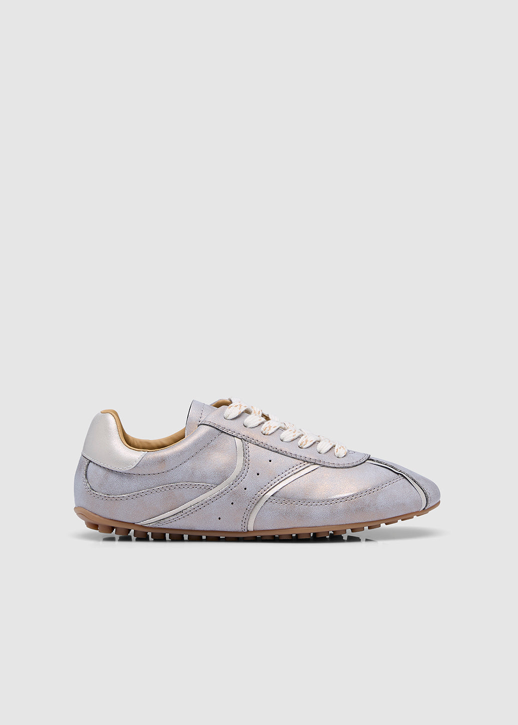 METALLIC LOW-PROFILE SNEAKERS