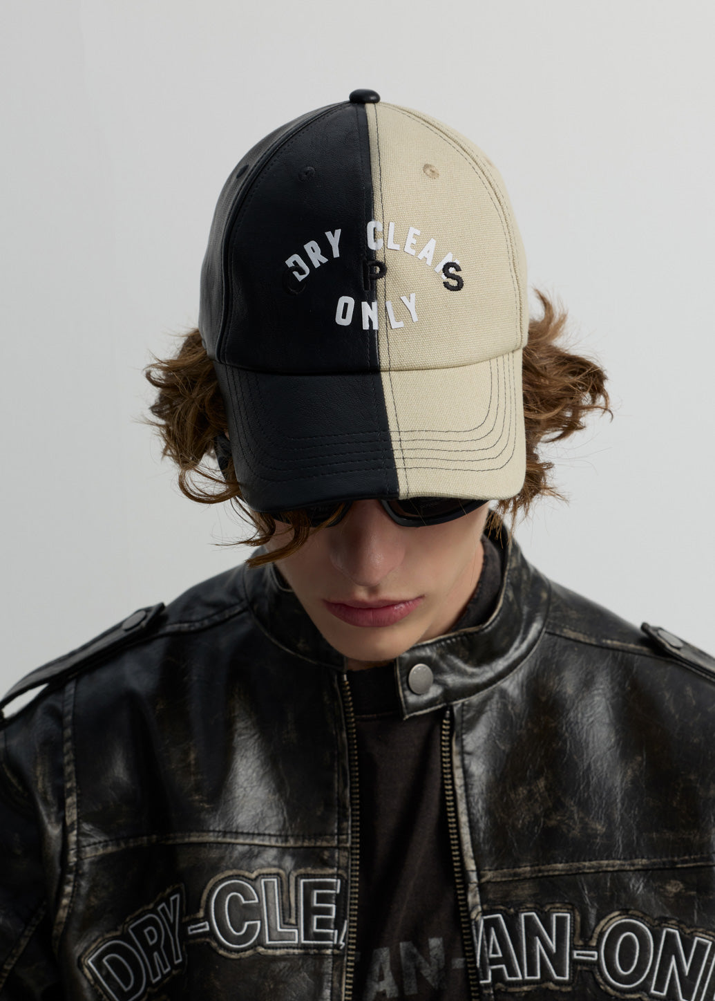 DRY CLEAN ONLY TWO-TONE GRAPHIC CAP
