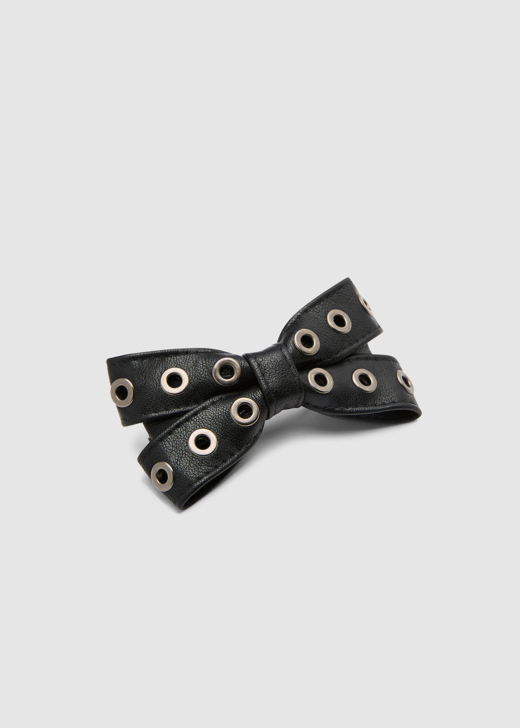 STUDDED BOW HAIR CLIP