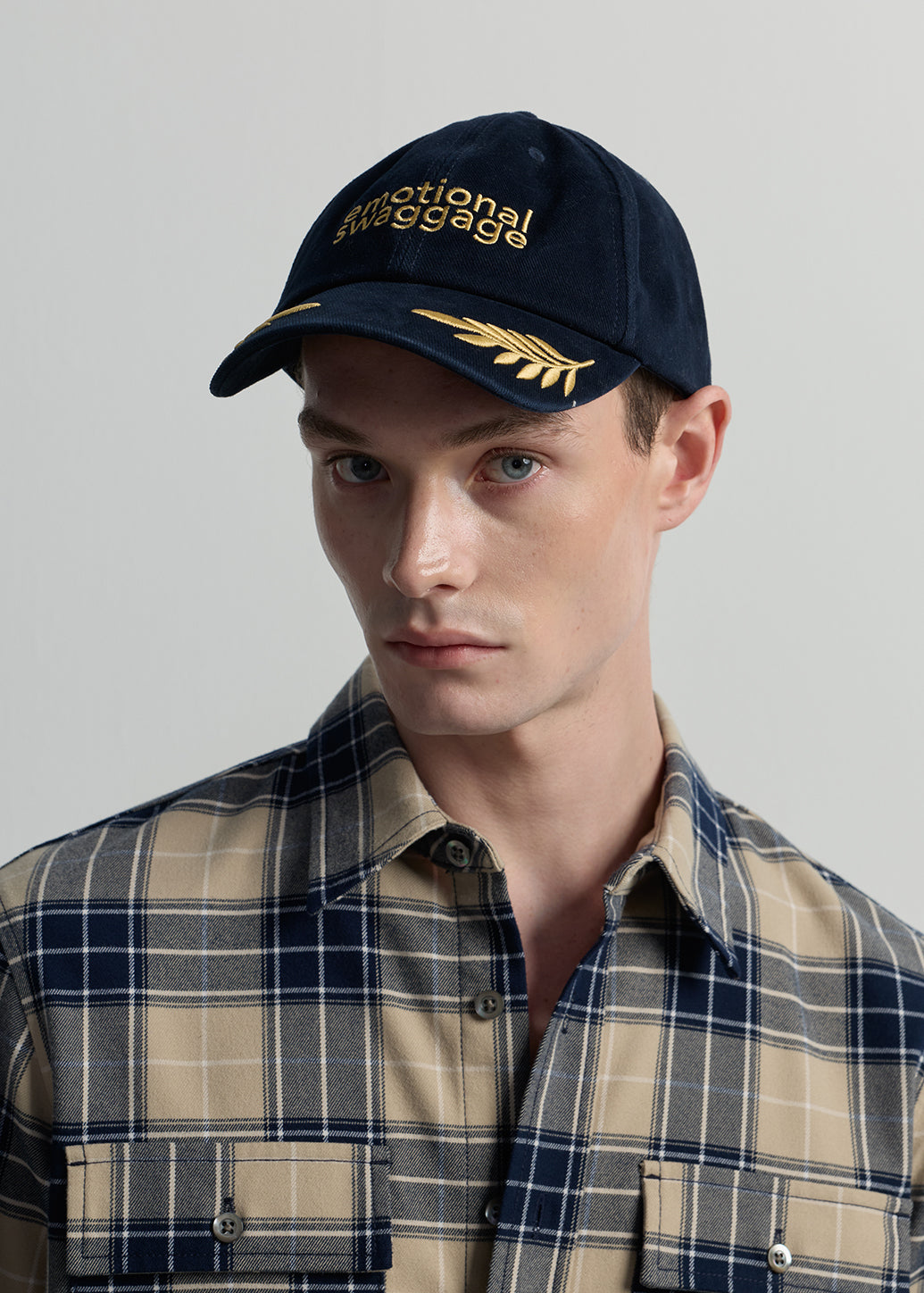 DENIM LAUREL CAP