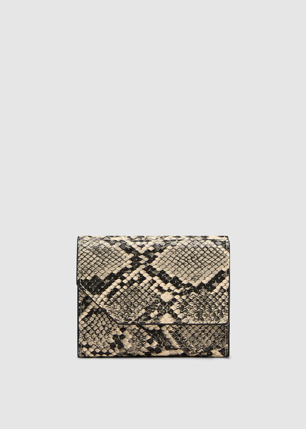TEXTURED TRIFOLD WALLET