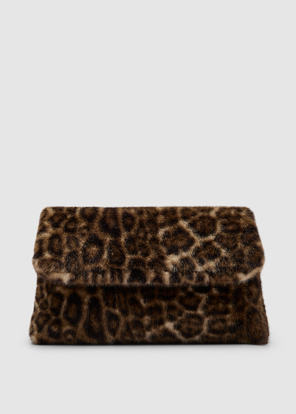 FAUX FUR CLUTCH