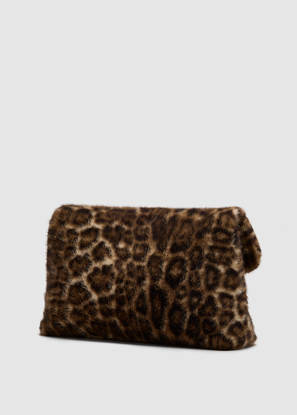 FAUX FUR CLUTCH