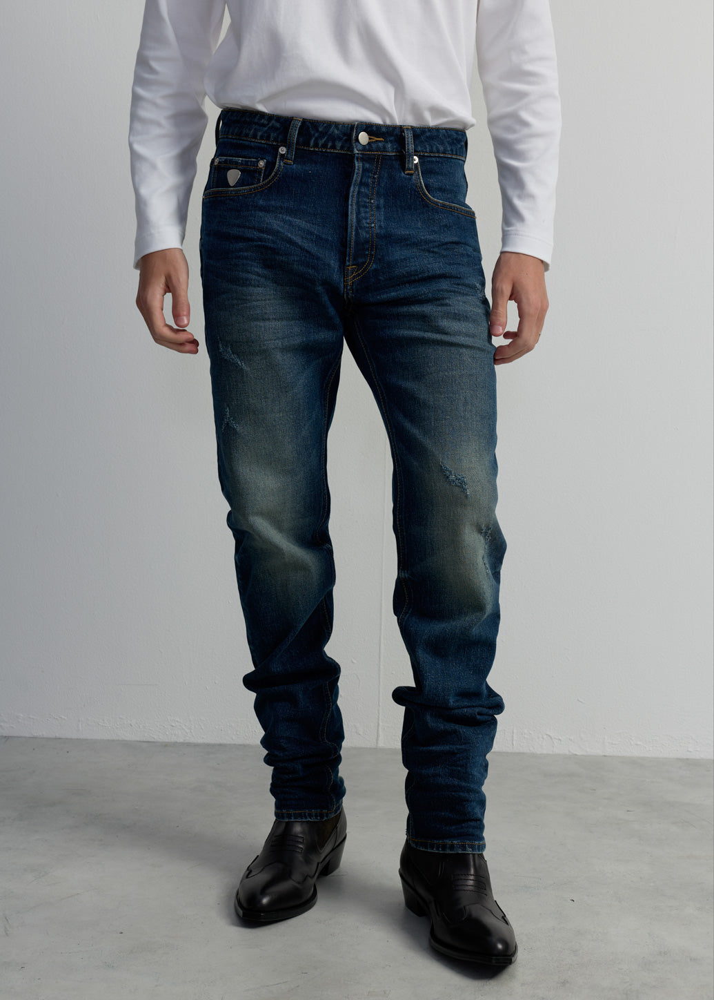 SKINNY BLUE JEANS