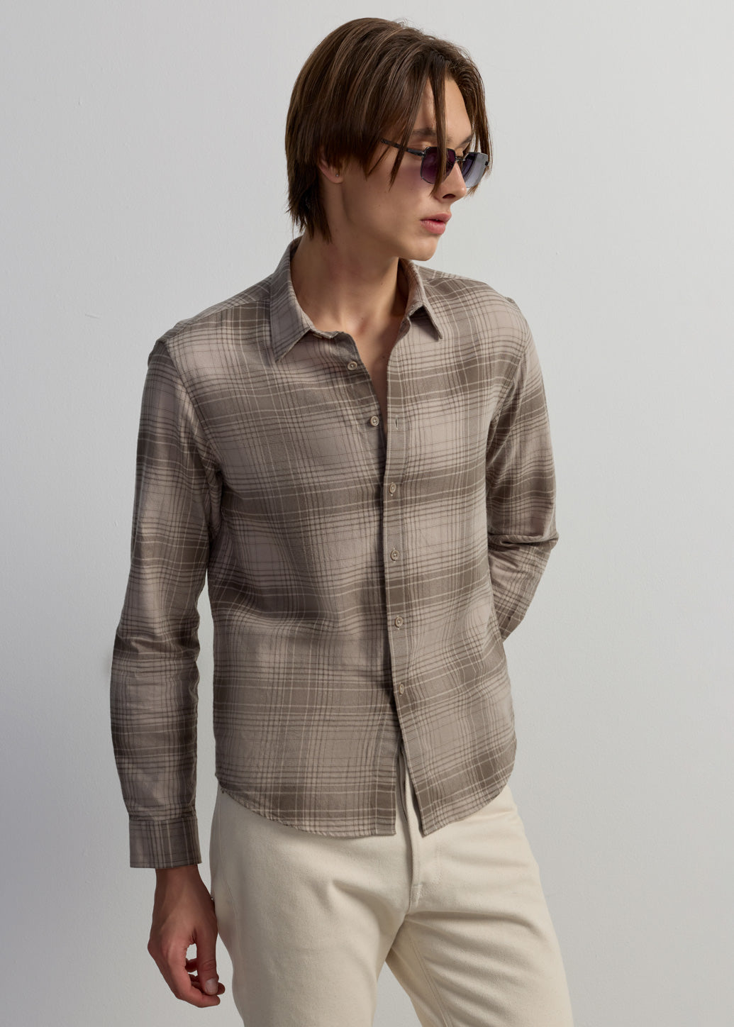 CHECKED FLANNEL SHIRT