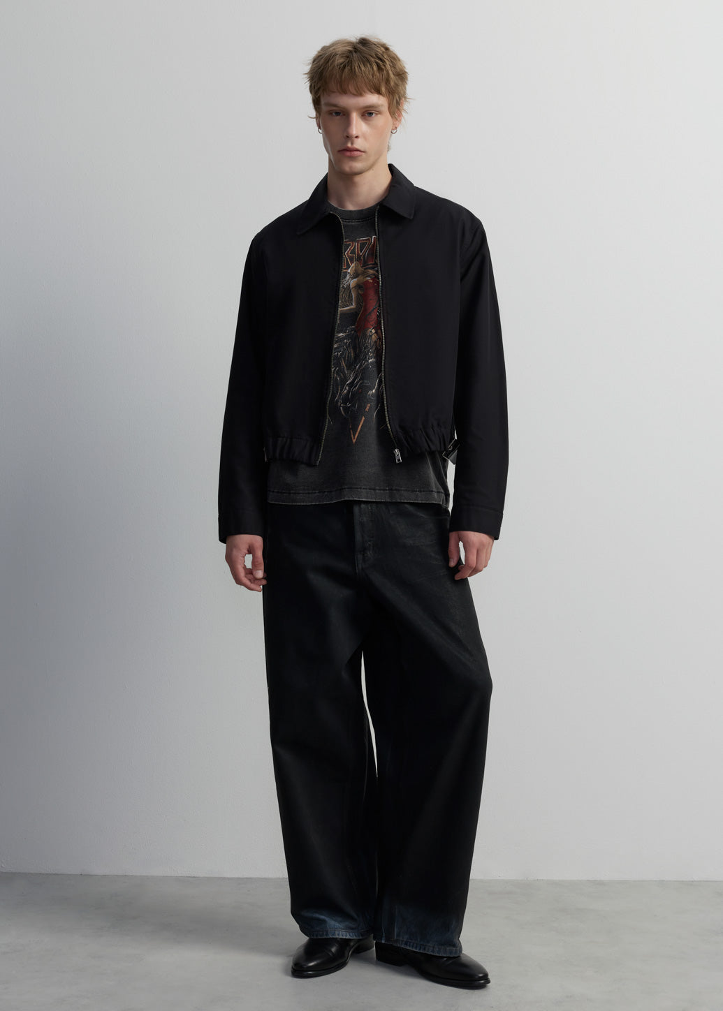 BELTED HEM SUITING JACKET