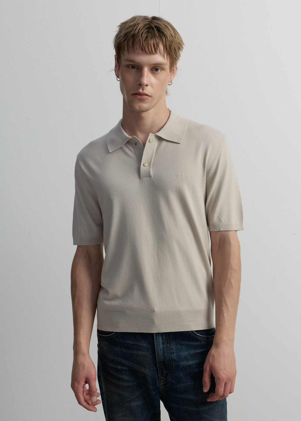 KNITTED POLO SHIRT