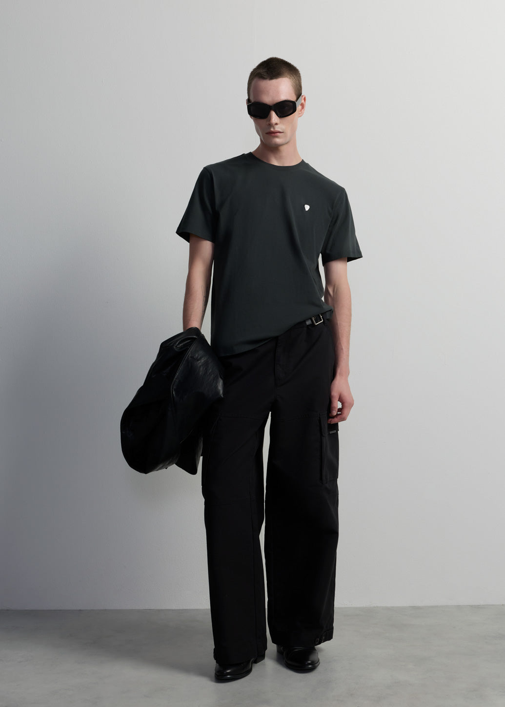 LOOSE FIT SUITING CARGO PANTS