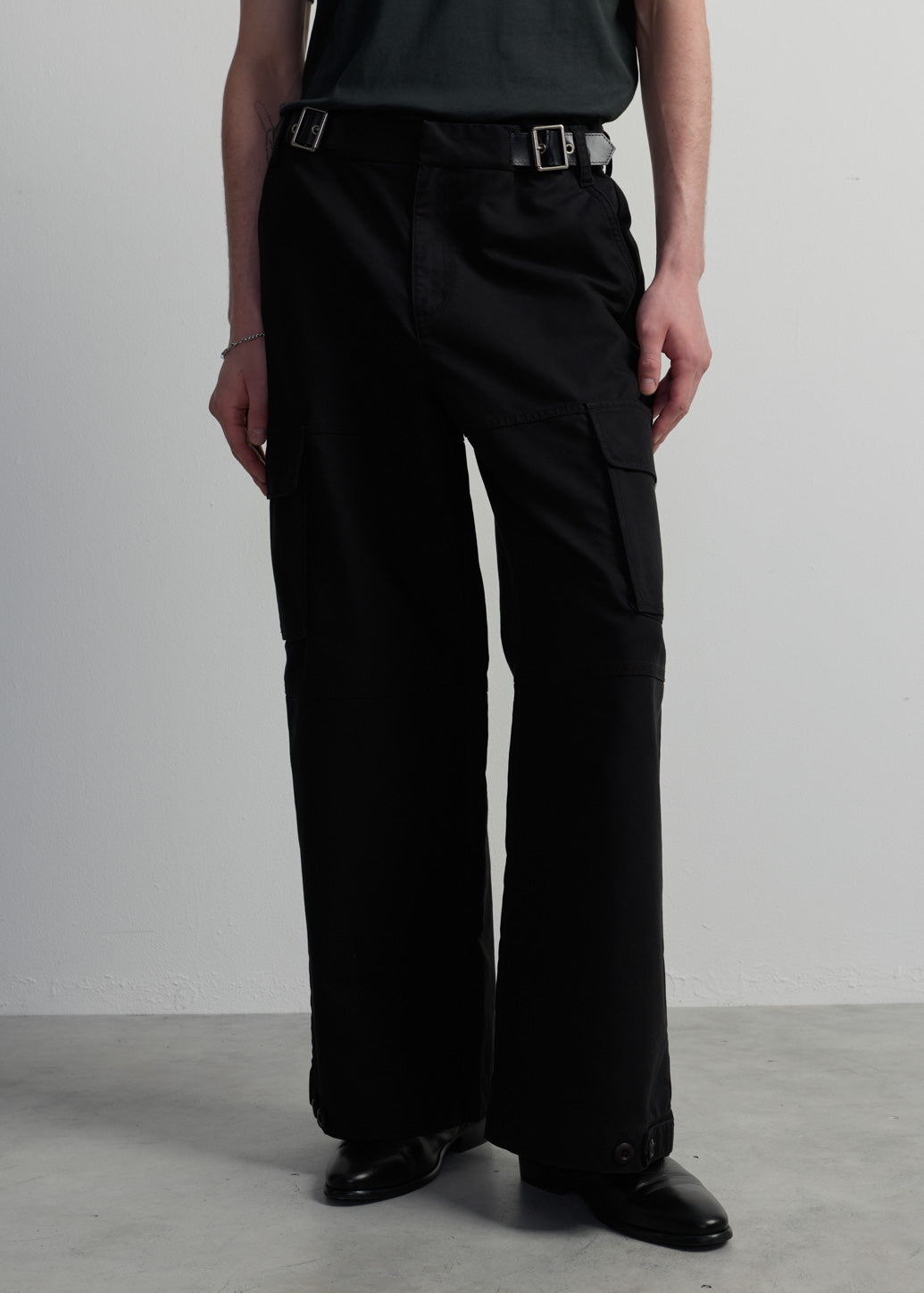 LOOSE FIT SUITING CARGO PANTS
