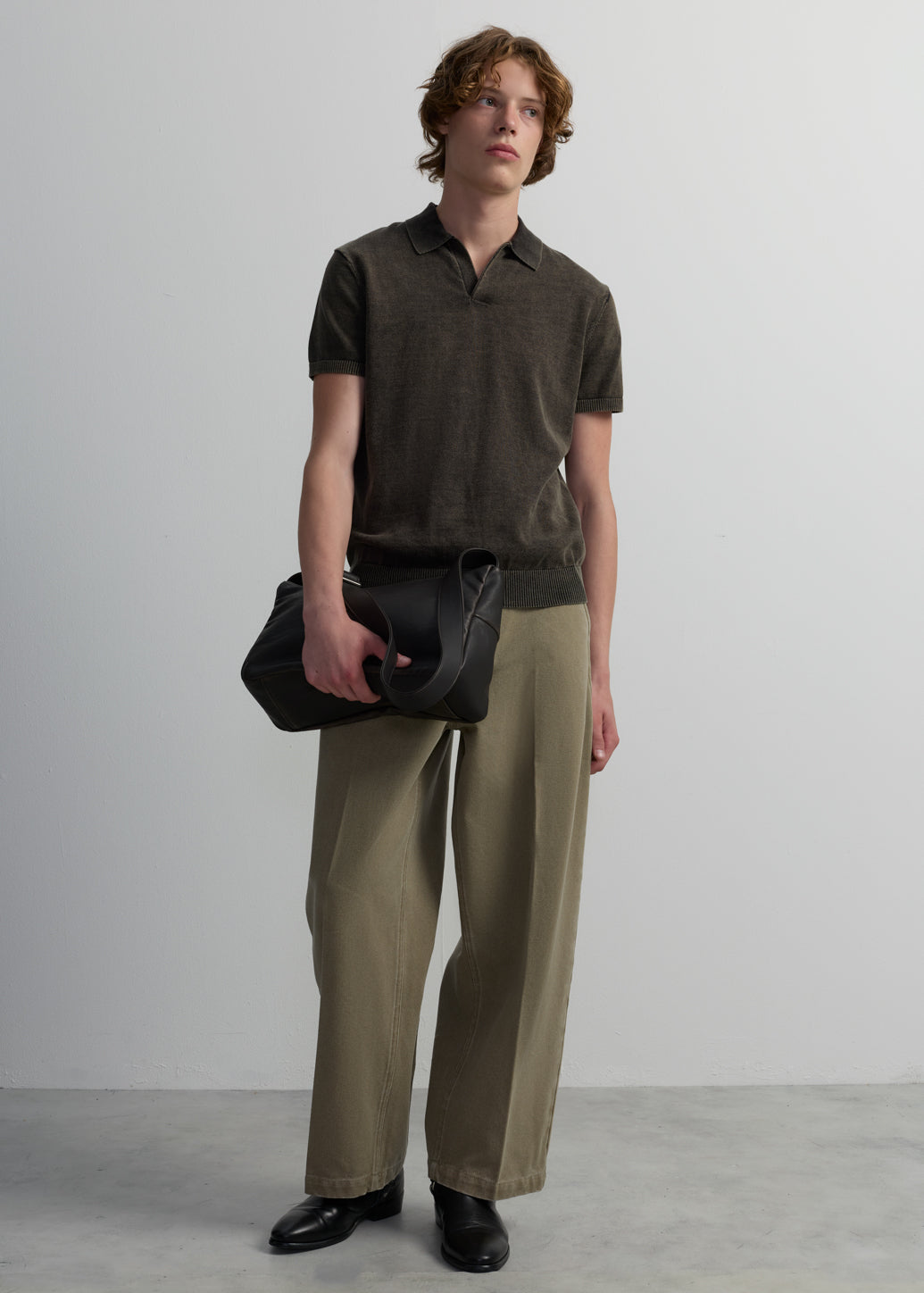 STRAIGHT-LEG SUITING PANTS