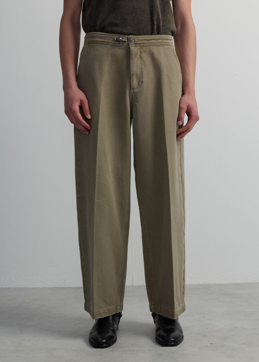 STRAIGHT-LEG SUITING PANTS