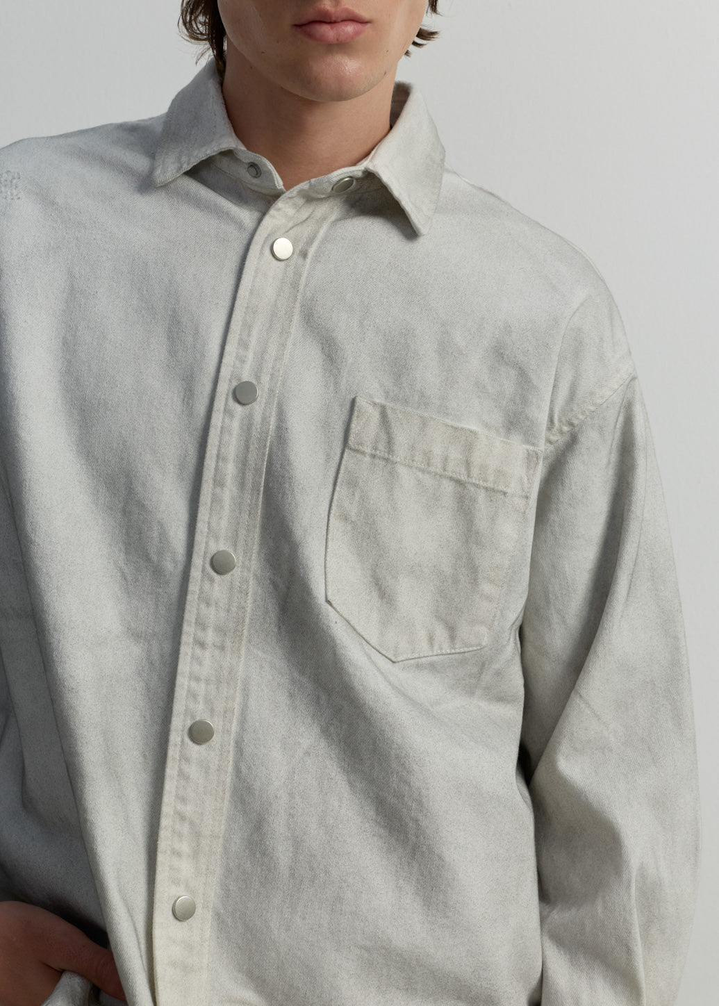 WHITE DENIM SHIRT – C P S Official Store