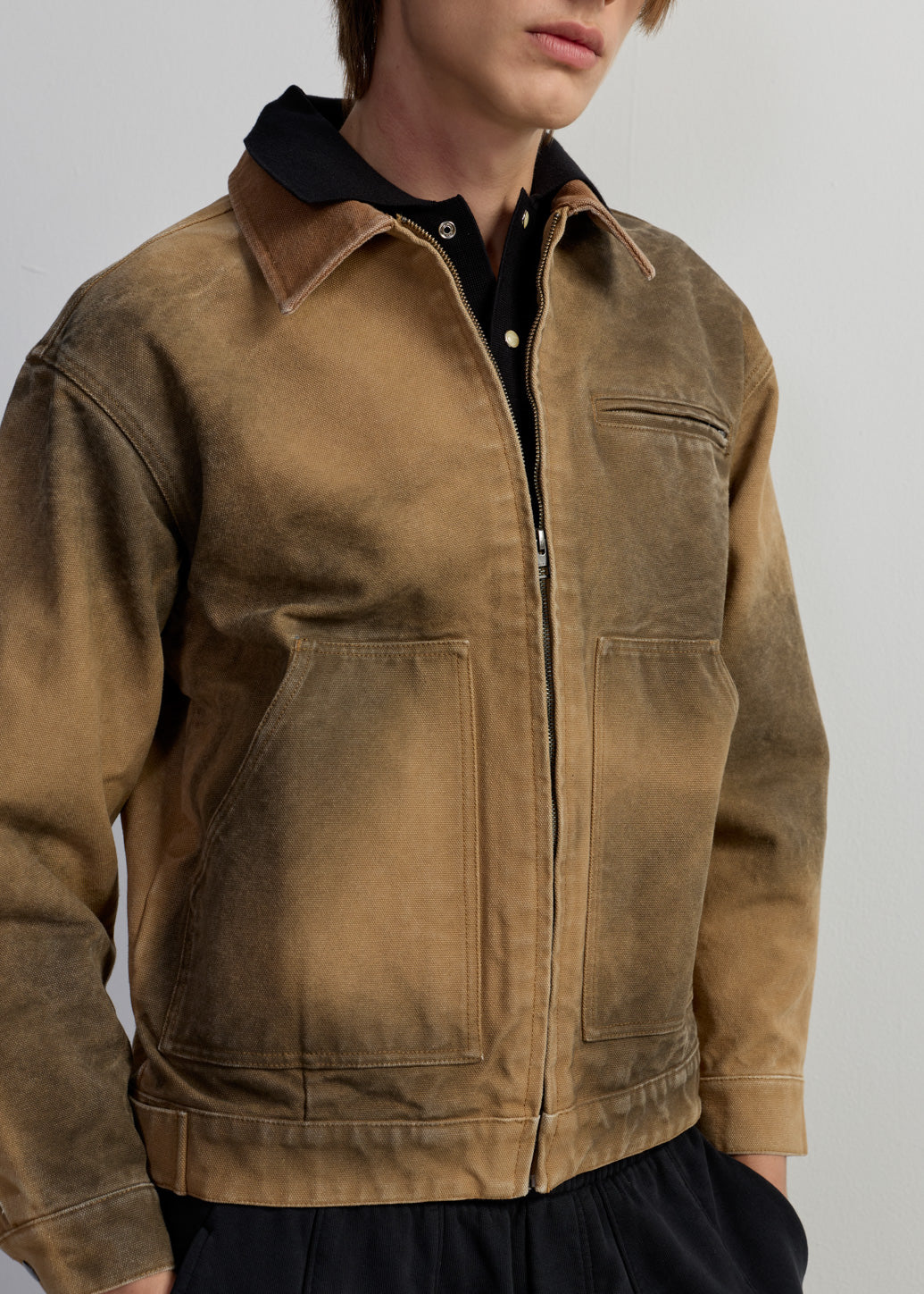 BROWN CANVAS JACKET