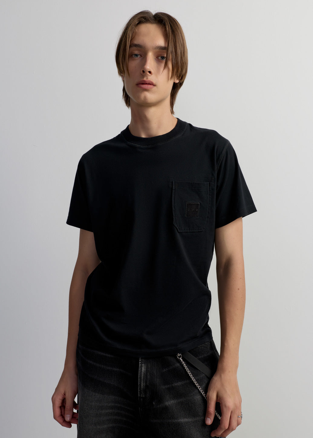 LOGO LABEL REGULAR-FIT TEE
