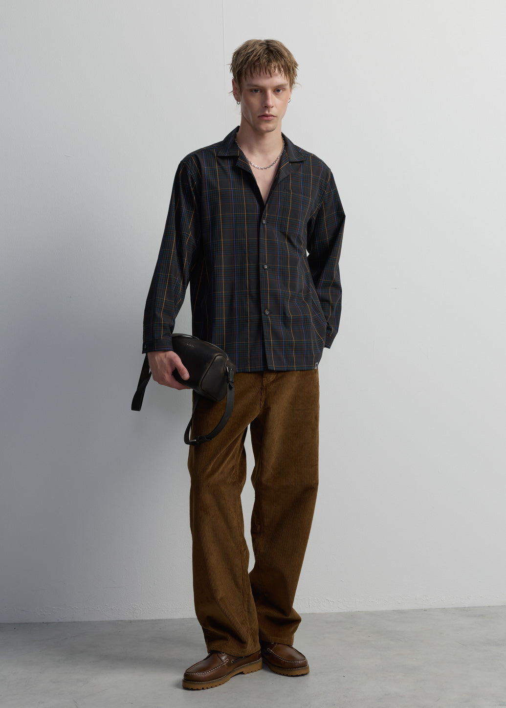 CHECK HAWAII LONG-SLEEVE SHIRT