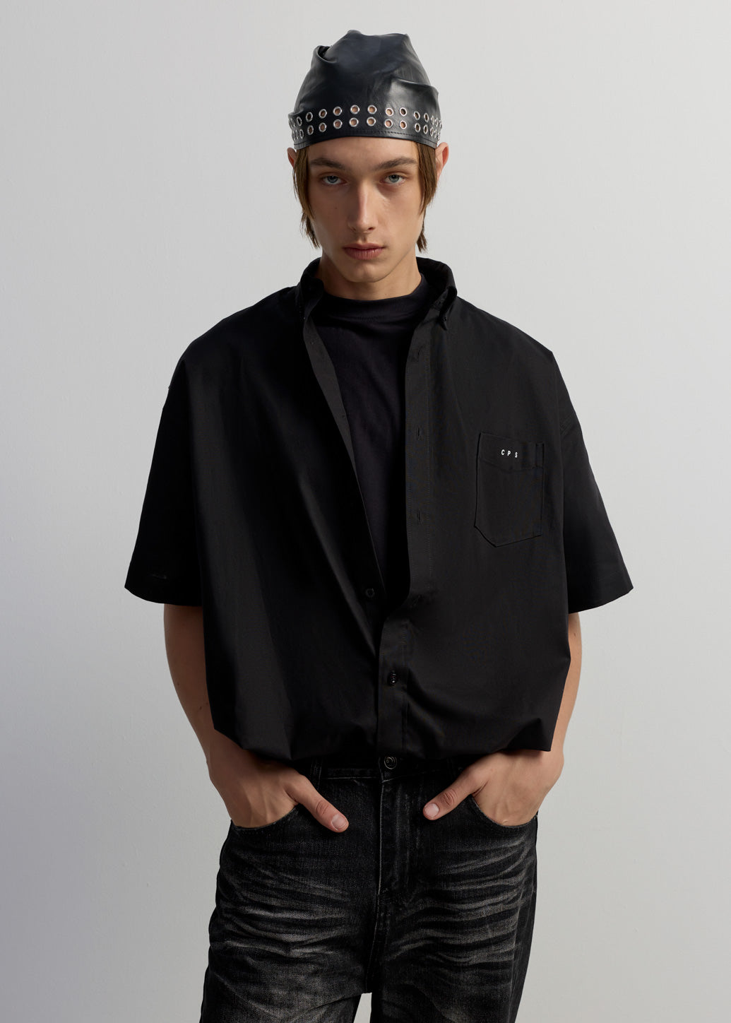 LOGO PRINT OVERSIZE SHIRT