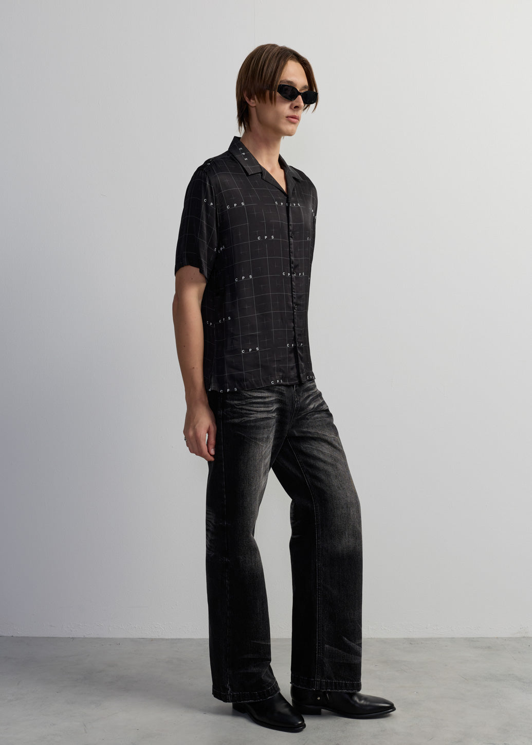 VISCOSE GRAPHIC PRINTED SHIRT