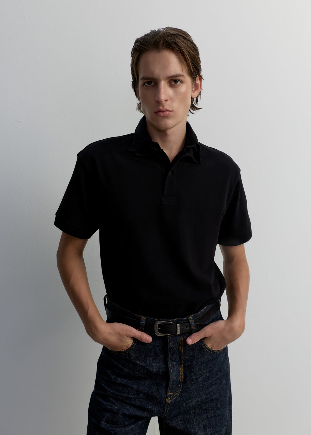 DOUBLE COLLAR POLO SHIRT