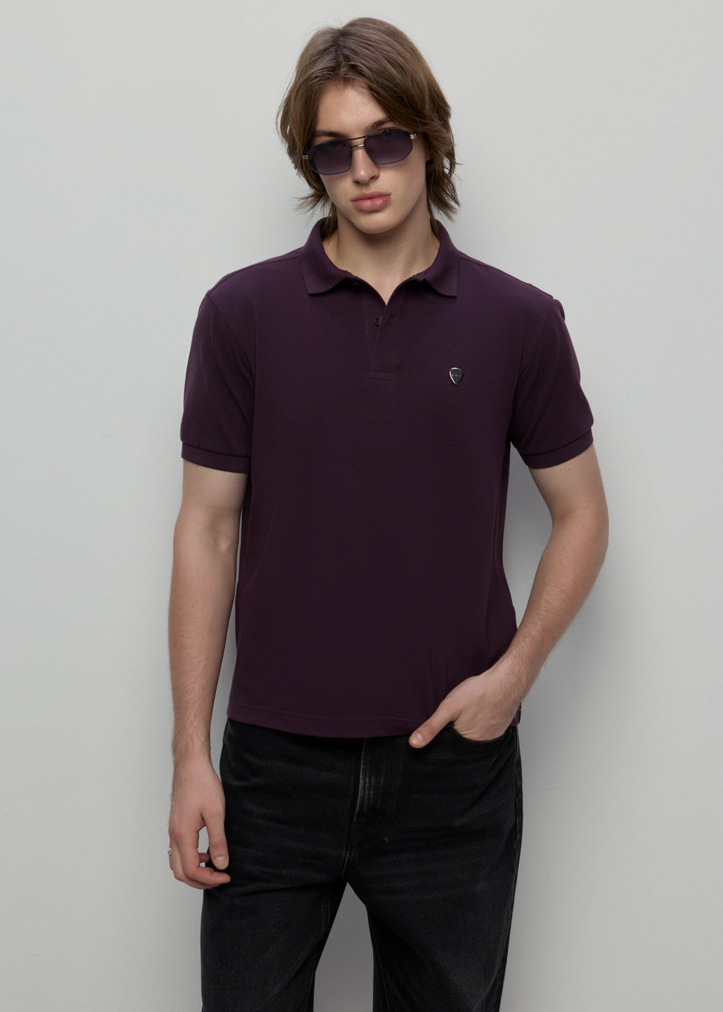 REGULAR FIT PIQUE POLO