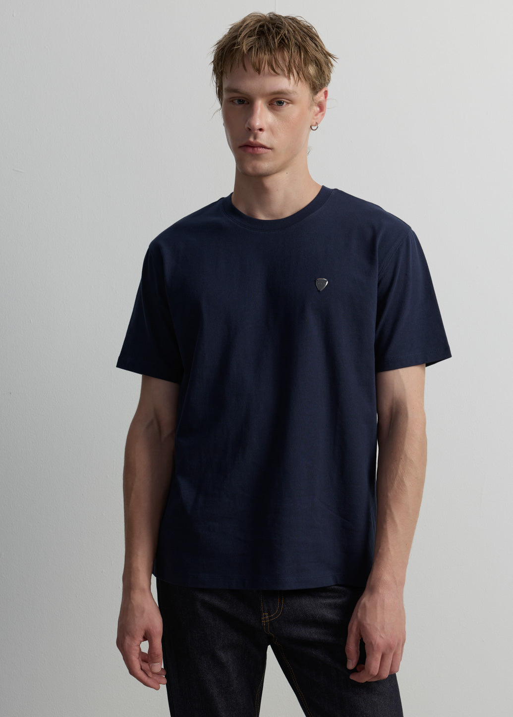 COTTON JERSEY LOGO TEE