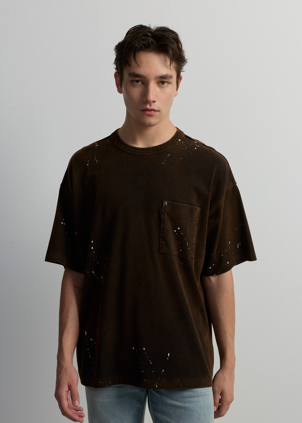 PAINT-SPLATTERED VINTAGE TEE