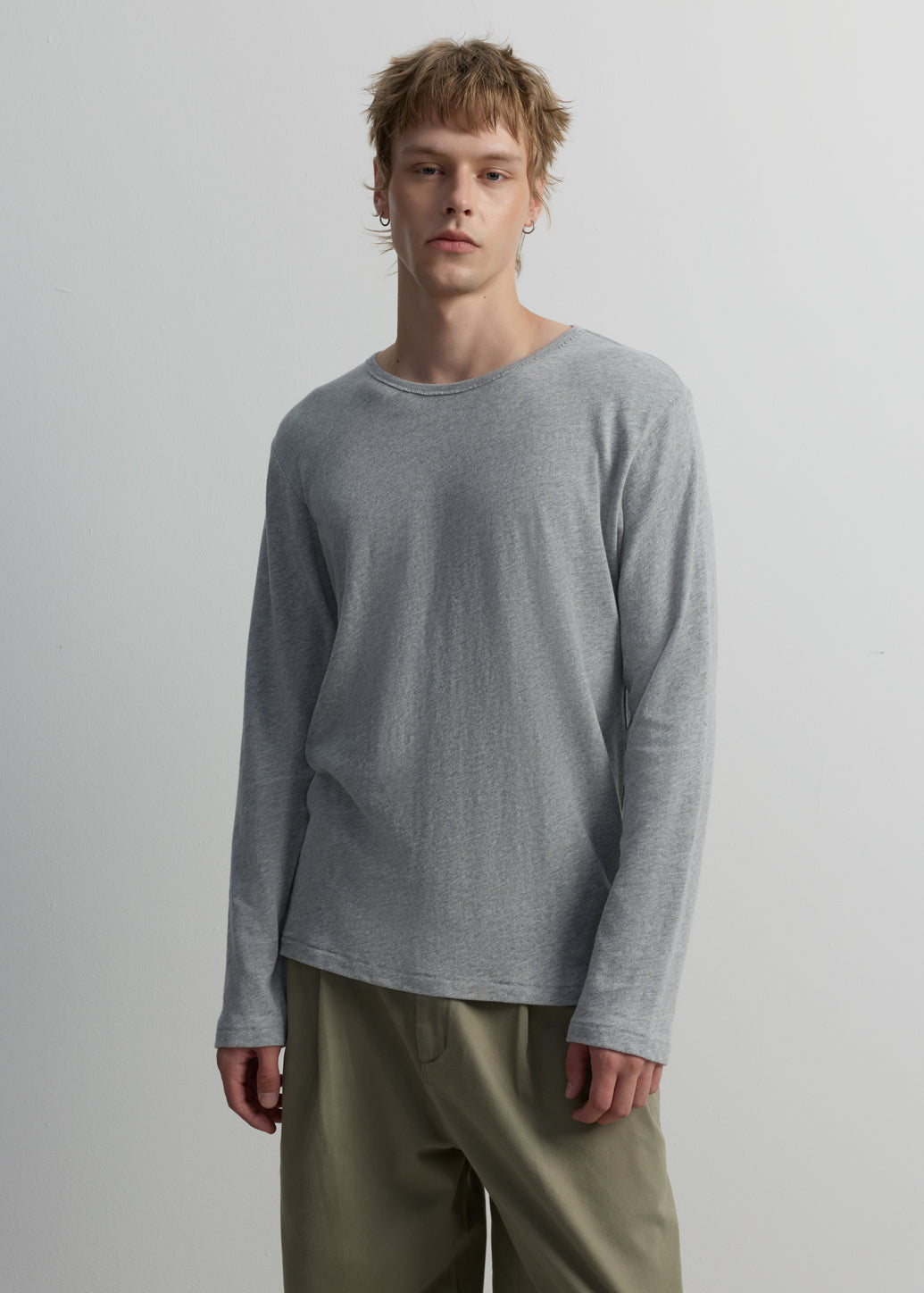 KNIT LONG SLEEVE TEE