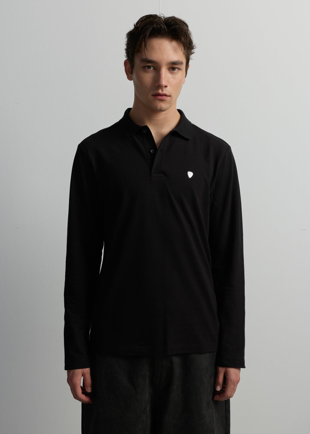 LONG-SLEEVE POLO SHIRT