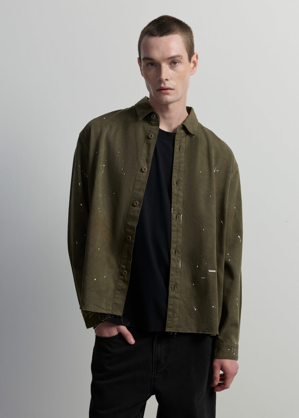 PAINT-SPLATTER GRUNGE SHIRT