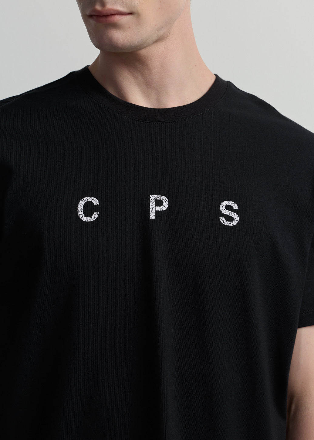 C P S CRACK LOGO TEE