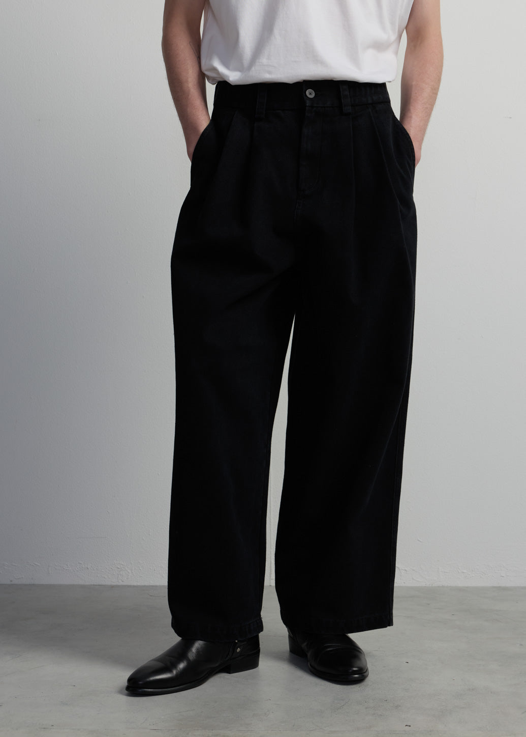 BLACK BALLON PANTS
