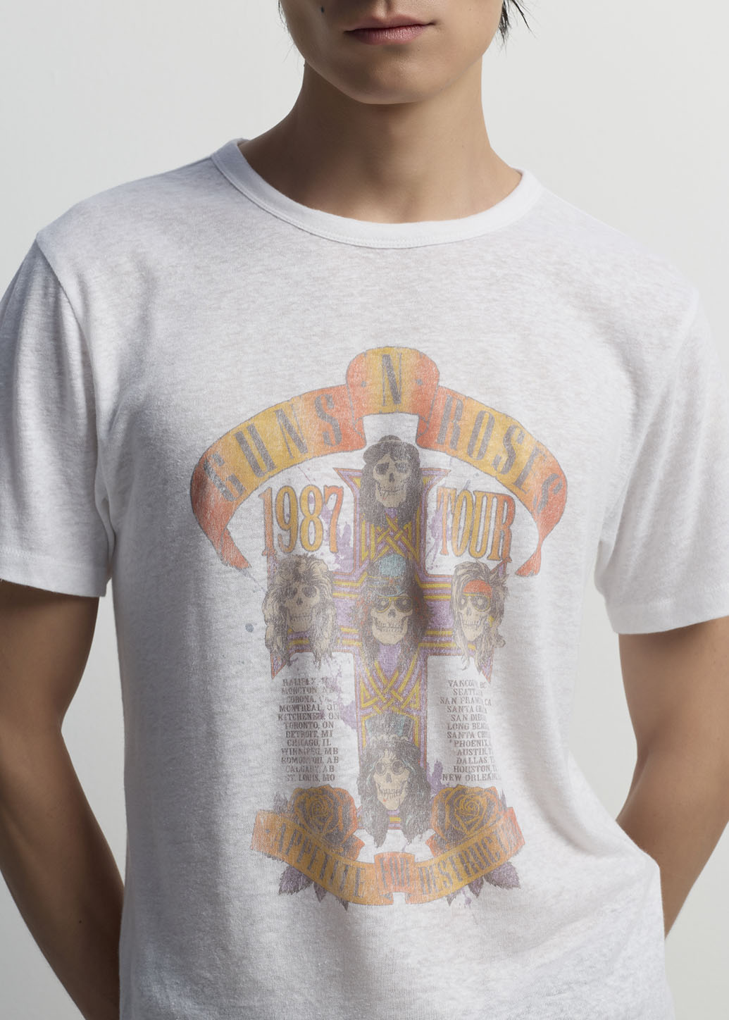 GUNS N' ROSES VINTAGE GRAPHIC BAND TEE