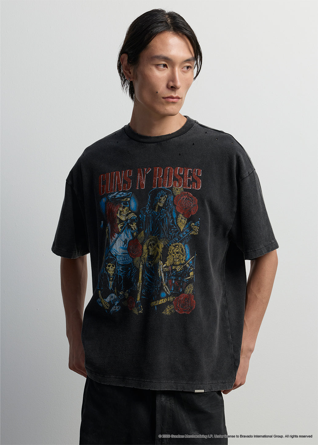 GUNS N' ROSES SKELETON BAND TOUR TEE