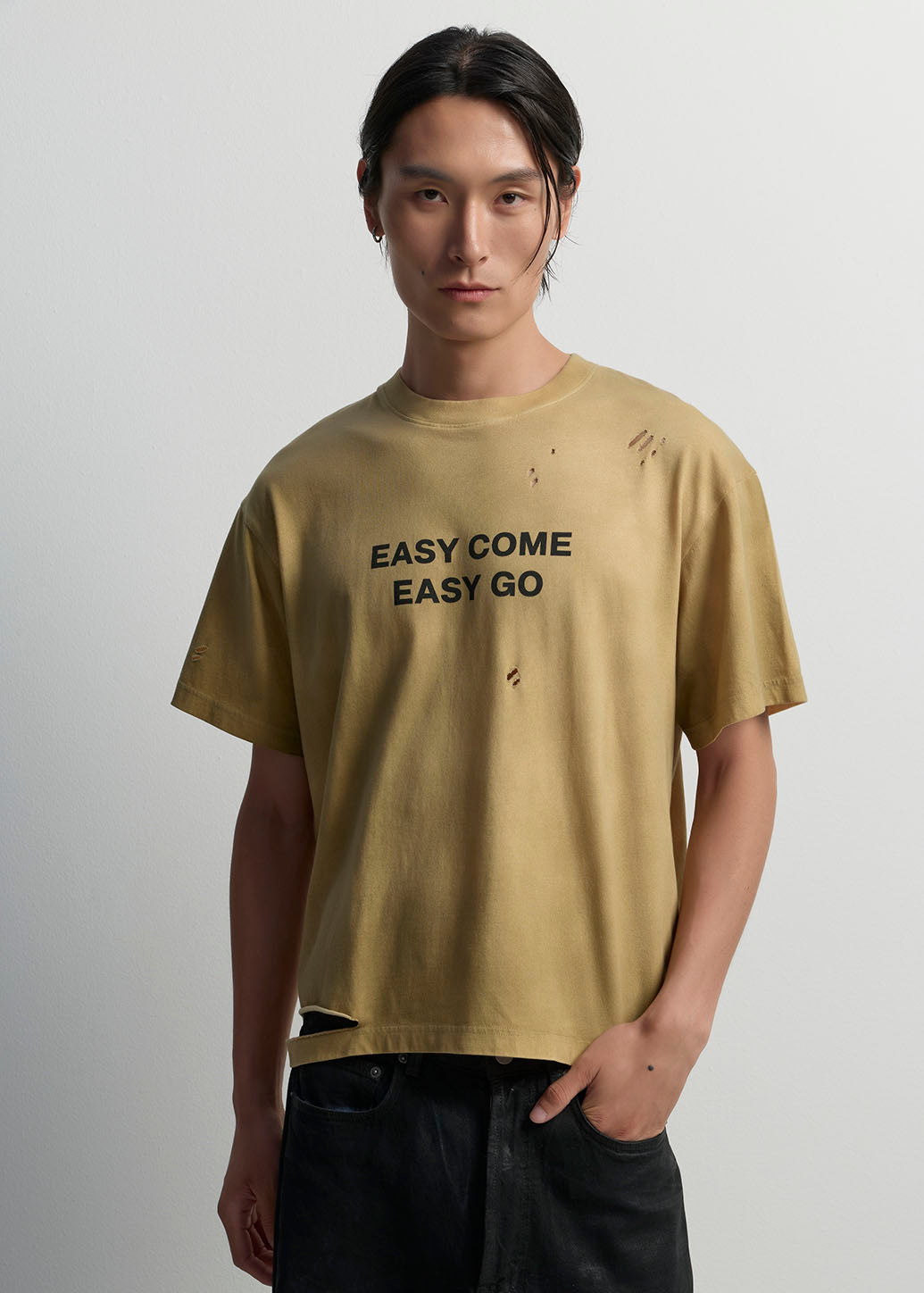 EASY COME EASY GO DISTRESSED TEE