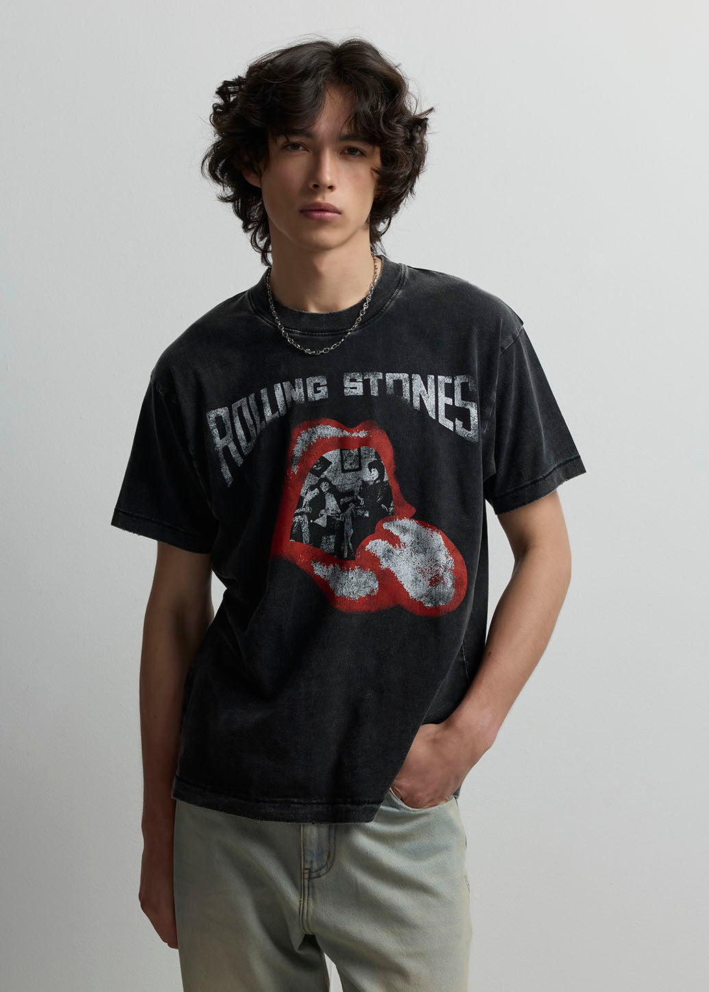 ROLLING STONES GRAPHIC BAND TEE