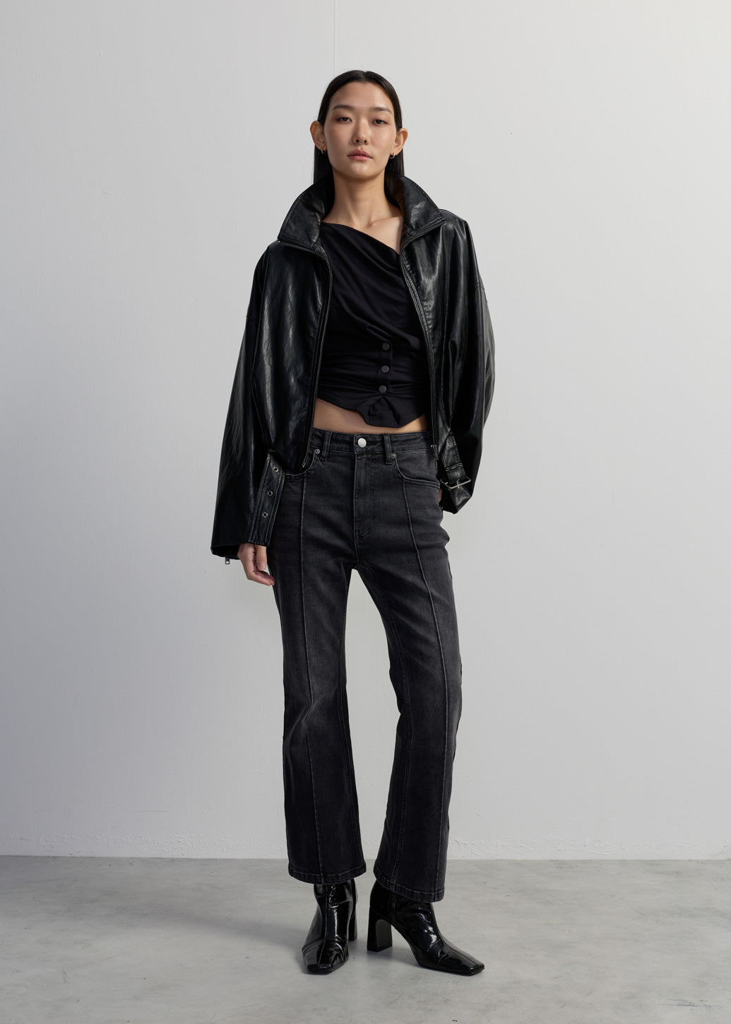 COWL NECK BLOUSE