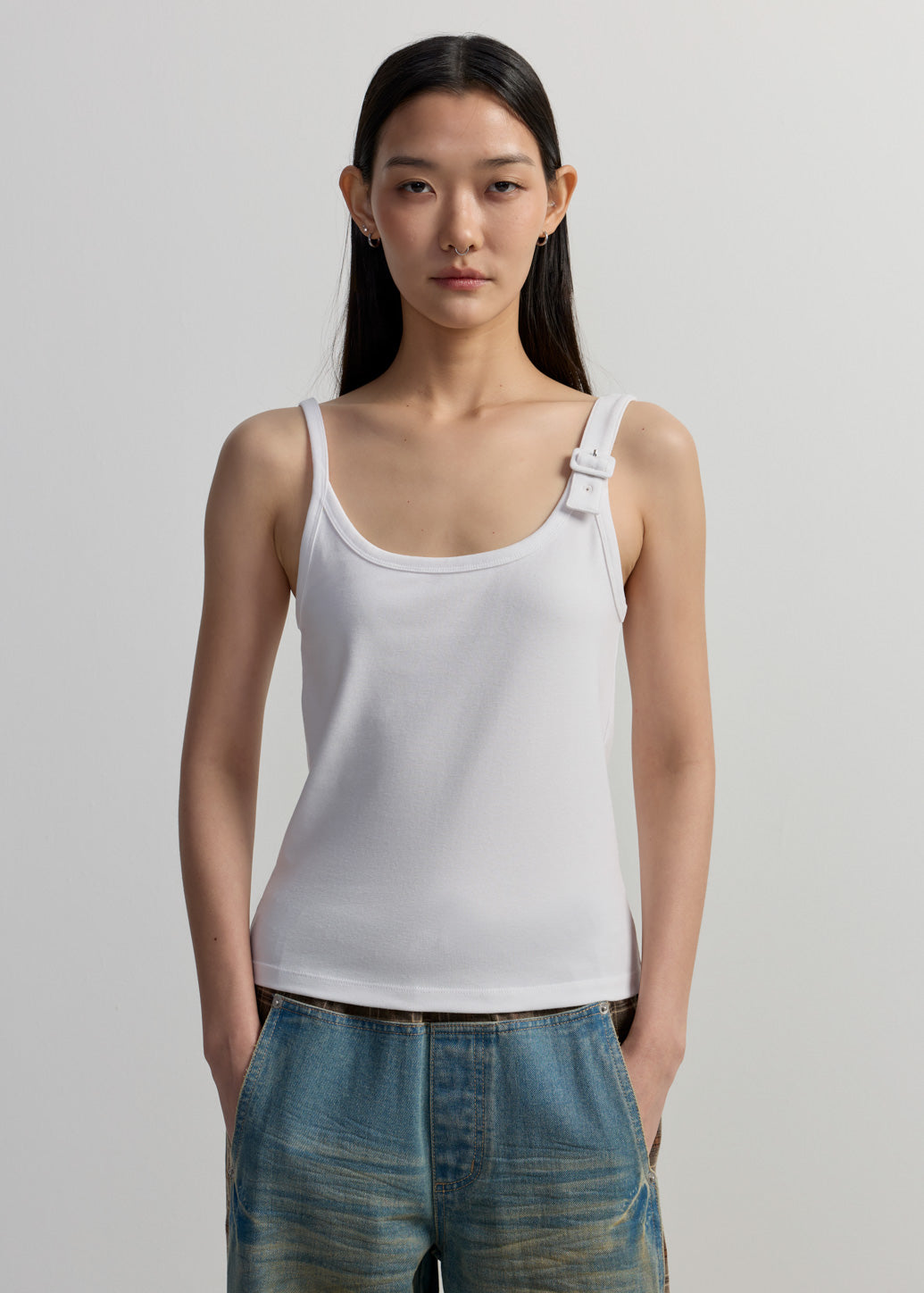 BUCKLE-STRAP CAMISOLE