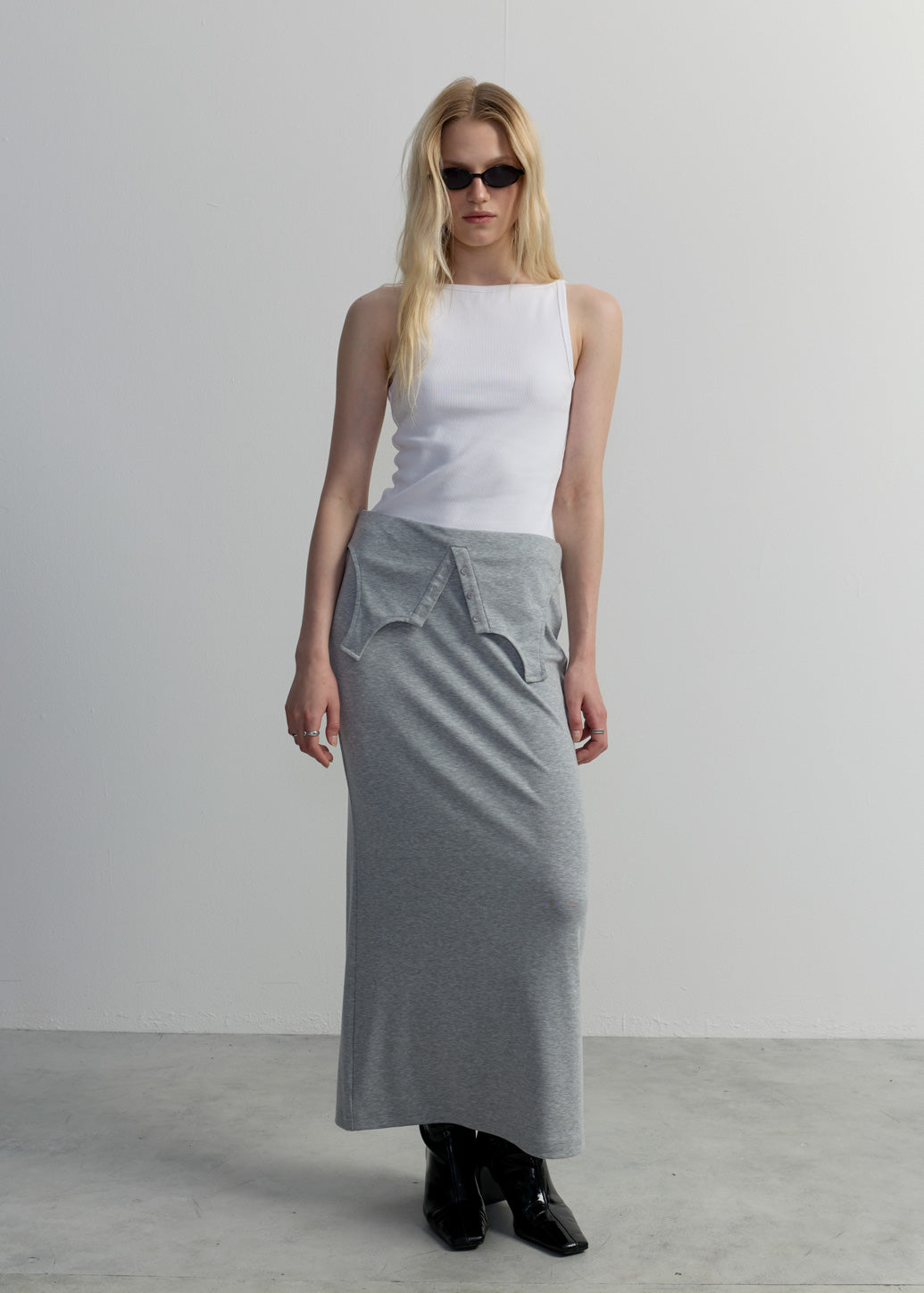 DOUBLE LAYER TANK MAXI DRESS
