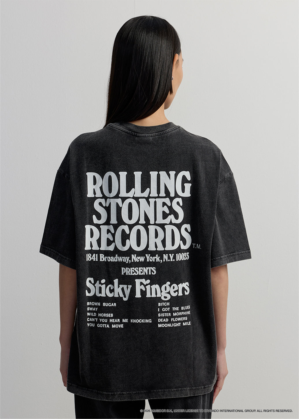 ROLLING STONES GRAPHIC OVERSIZED TEE