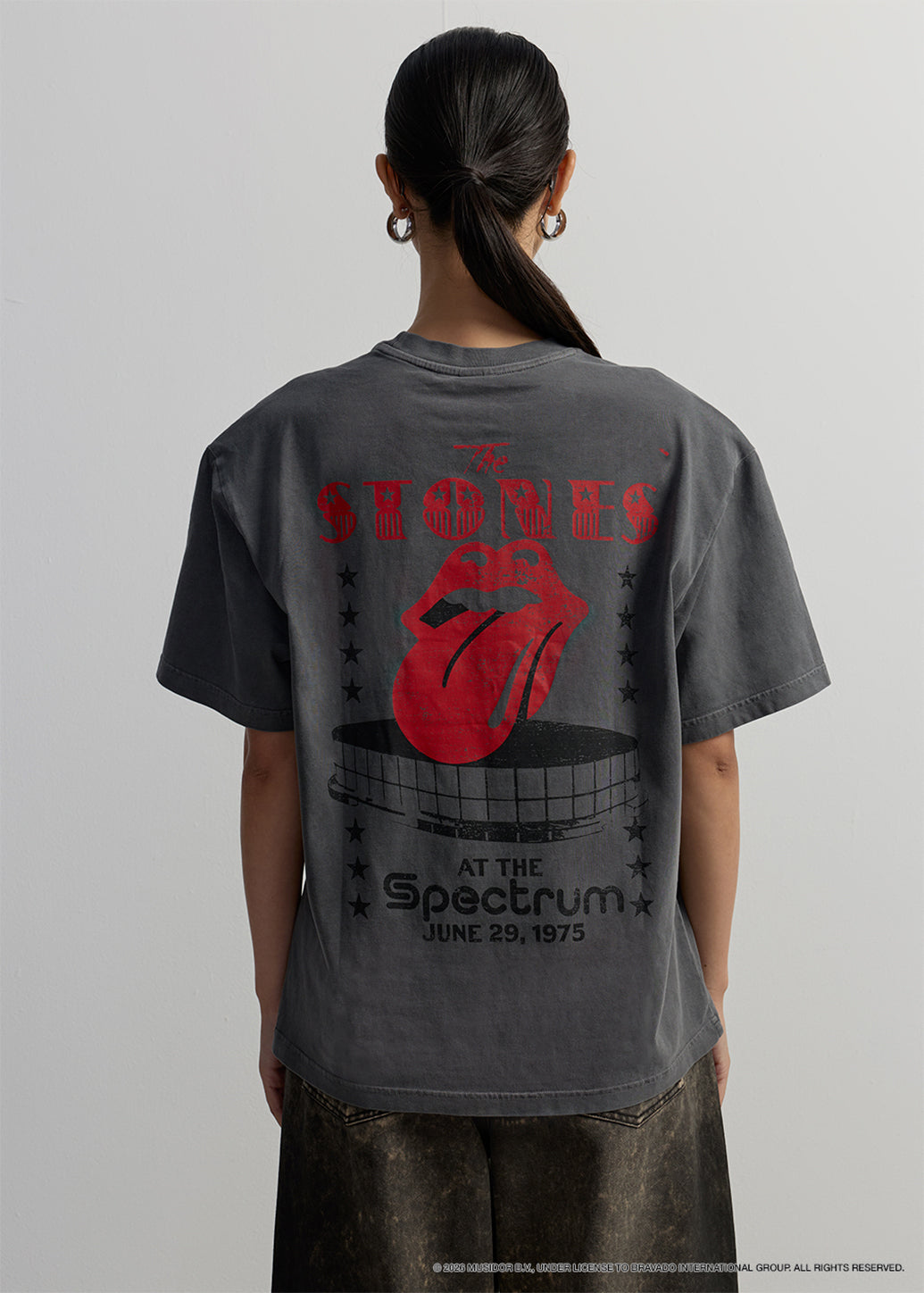 THE STONES TOUR GRAPHIC OVERSIZED TEE