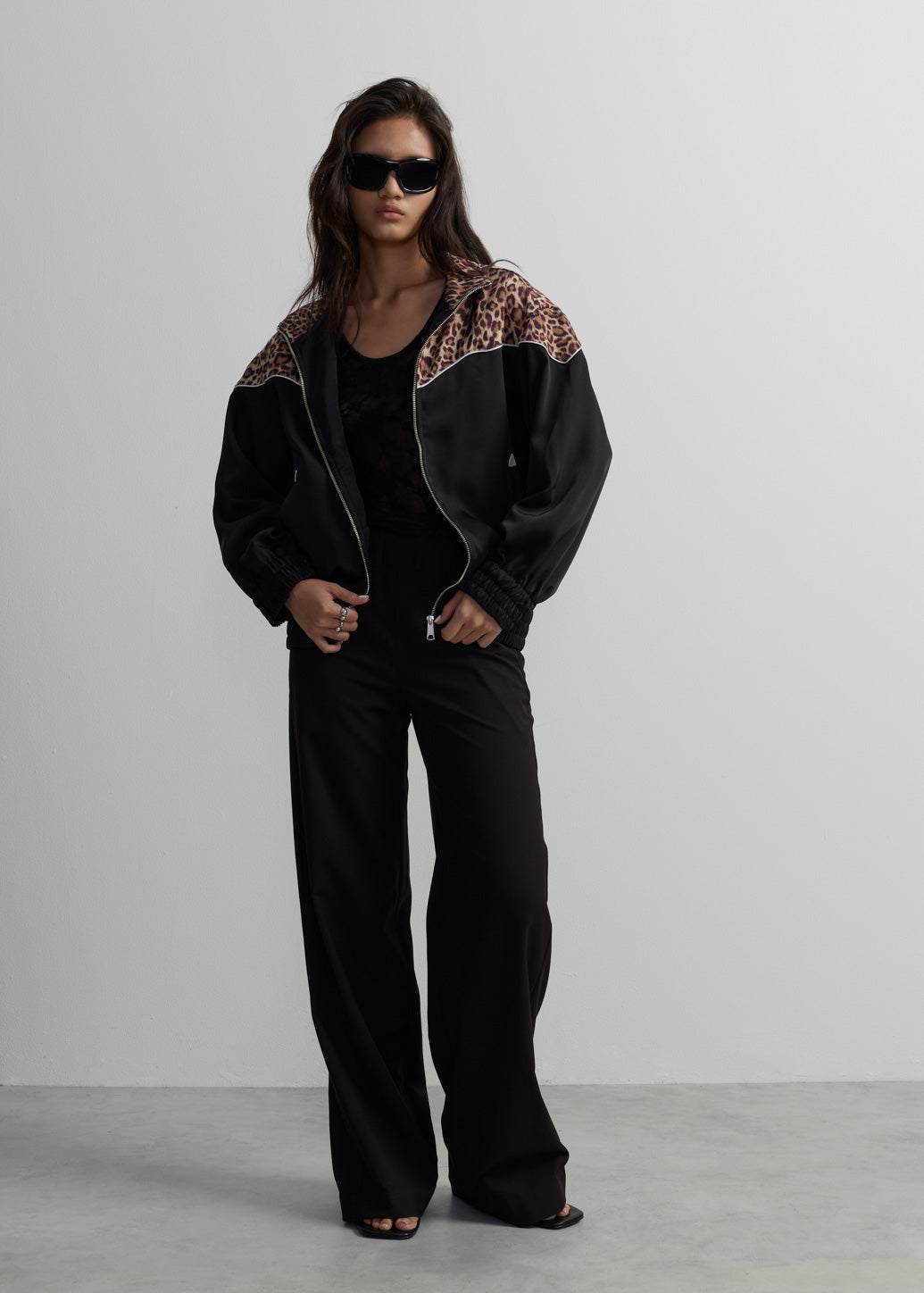 STRAIGHT WOVEN SUIT PANTS